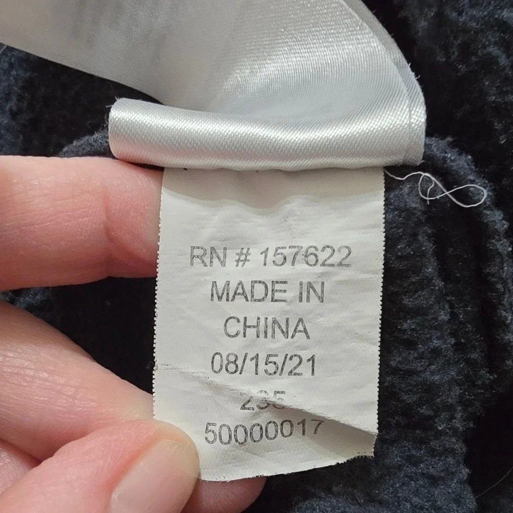 Eddie Bauer Cloud Layer Pro 1/4 Zip Fleece Pullover Sweater In Gray Sz XL